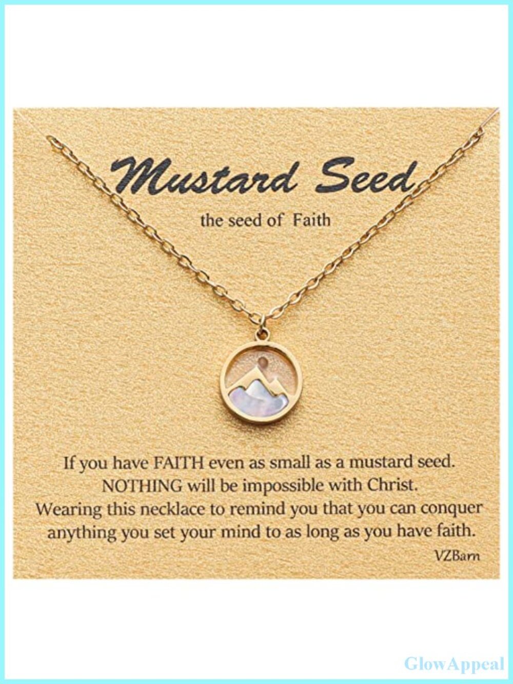 Gold Plated Stainless Steel Faith Necklace Dainty Choker Christian Gift